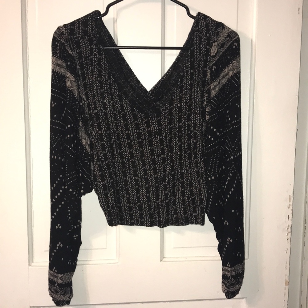 patterned crop top